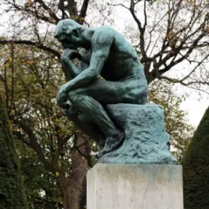 Rodin gondolkodó ember